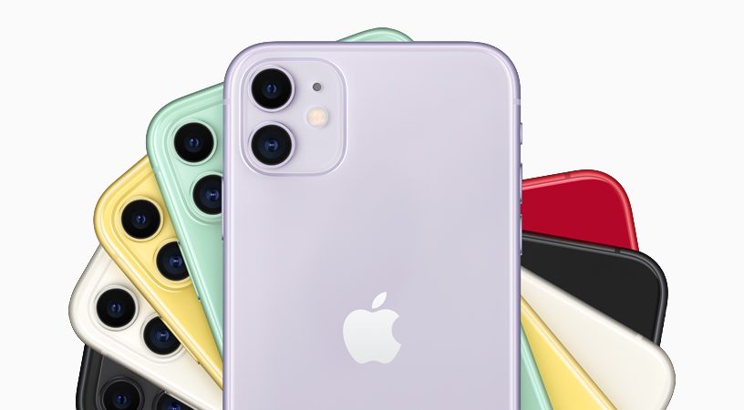 iPhone 11 in different colors