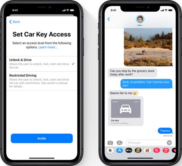 key sharing ios 14