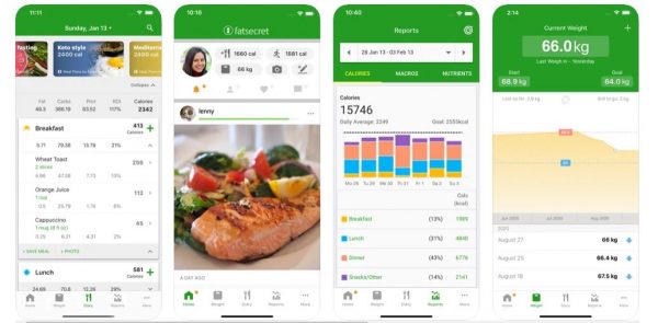 diet apps with carb and calorie tracker free for phone