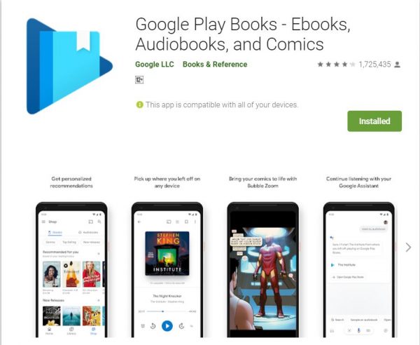 Google Play Books Android
