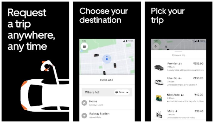 Galaxy Watch Apps: Uber