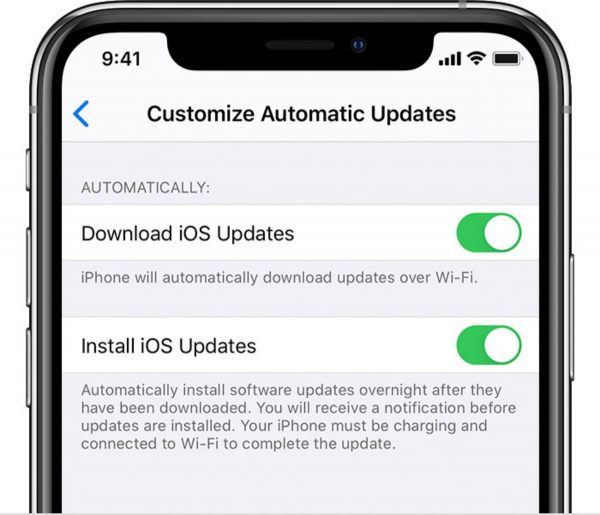apple auto update