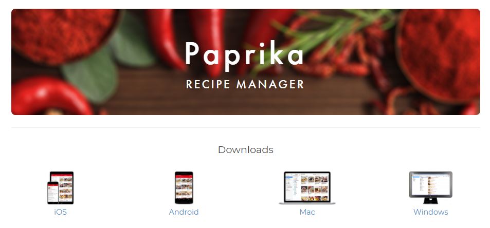 paprika recipe manager sale