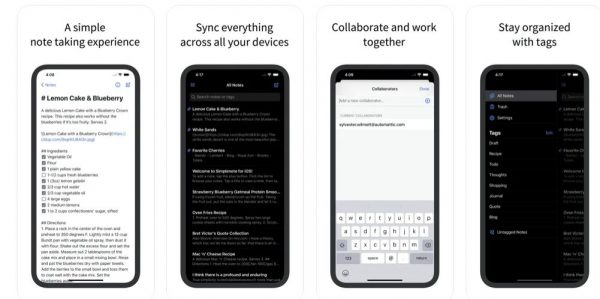Simplenote best note taking app