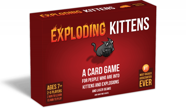 exploding kittens card game box