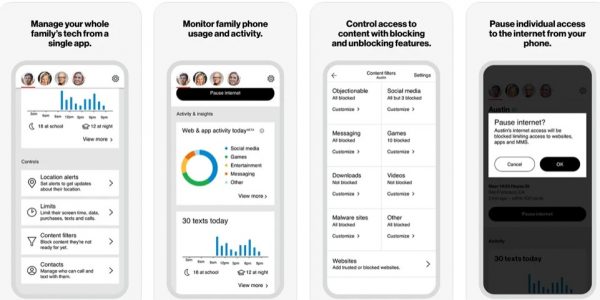 verizon smart family app functions