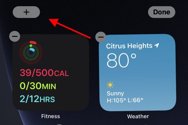 Add iPhone Widgets Via Edit Home Screen