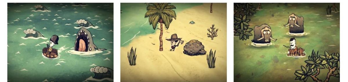 Don't Starve Shipwrecked games like animal crossing