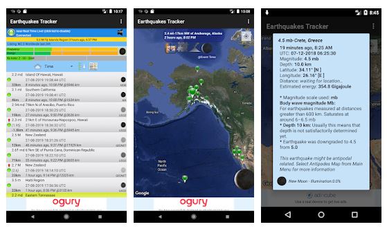 3d earthquake detection app