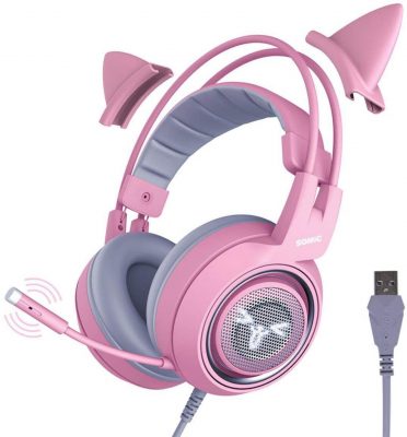 somic gaming cat headphones