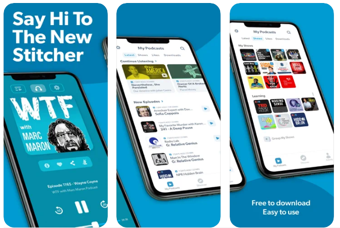 stitcher fm radioapp review