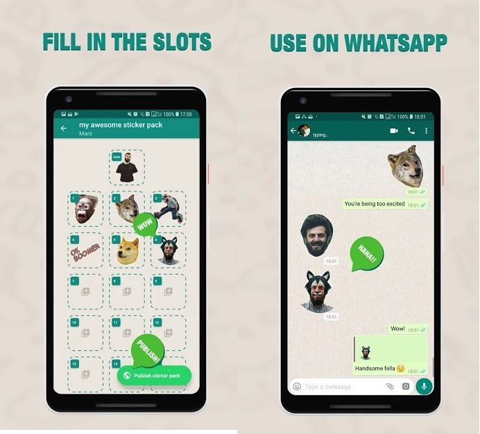 create whatsapp sticker app in unity