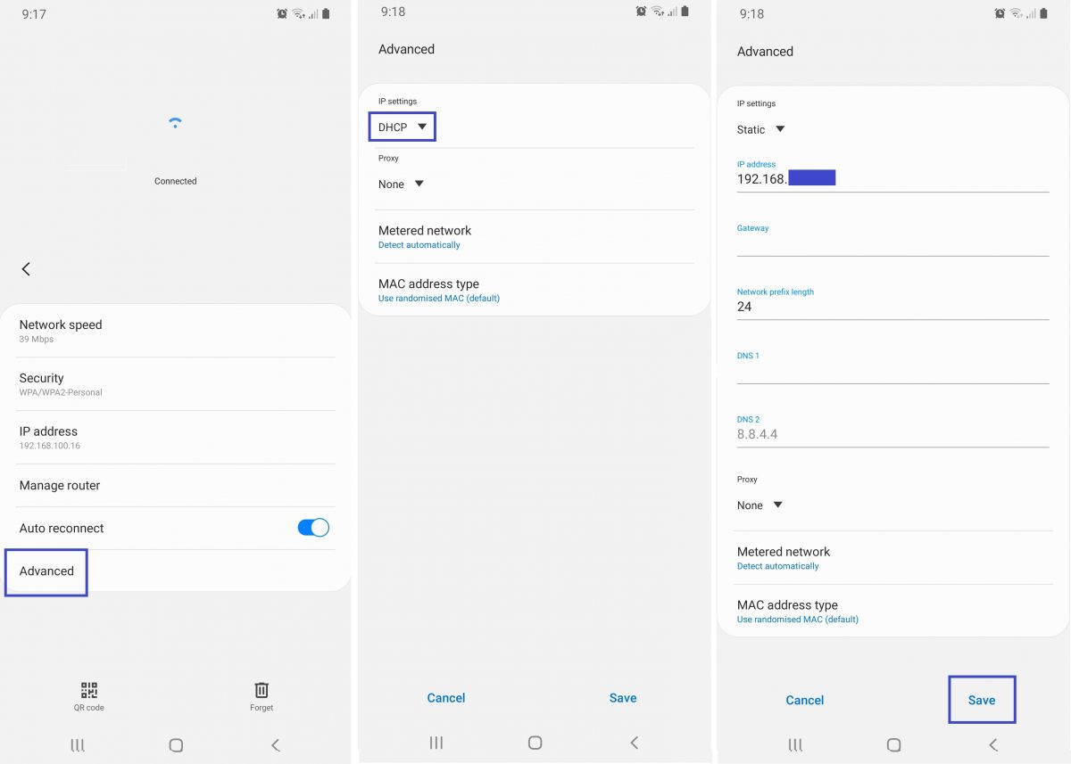 Failed to Obtain IP Address Error How to Fix it on Android?