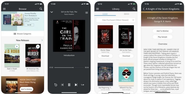 audiobook rental app