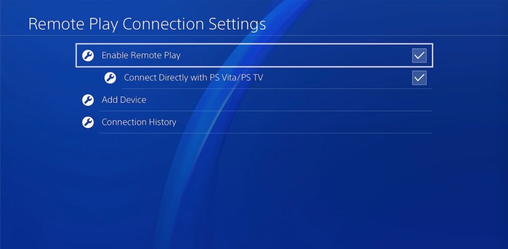 remote play ps4 on another tv