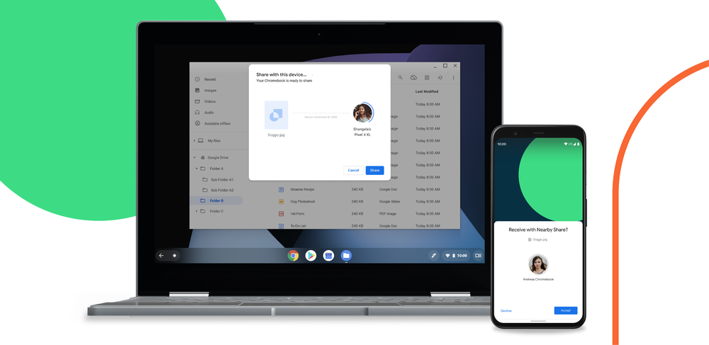 chromebook android file transfer