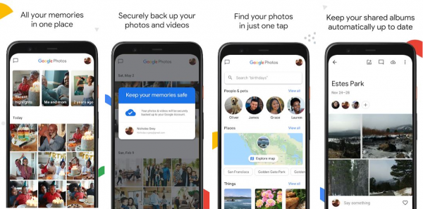 backs up photos to Google Photos