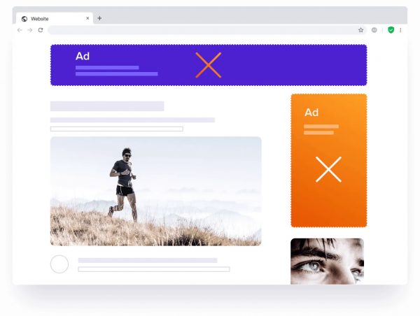 Avast Secure Browser's ad blocker