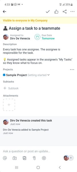 Assign Task