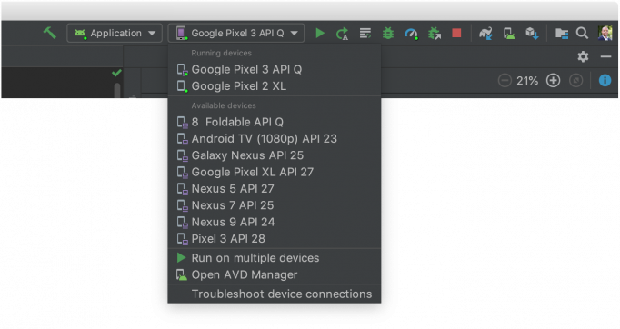 android studio app keeps stopping in emulator