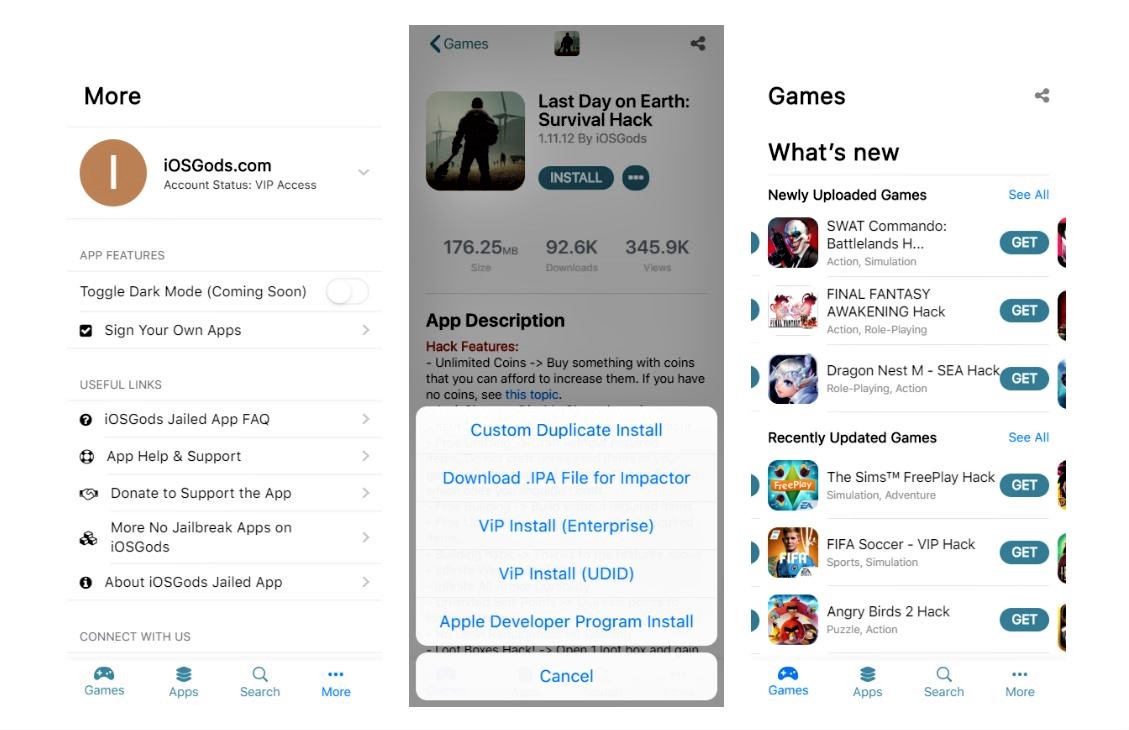 Screenshot of Features Of iOSGods
