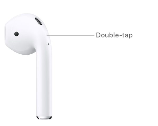 Double tapping your AirPods will activate Siri
