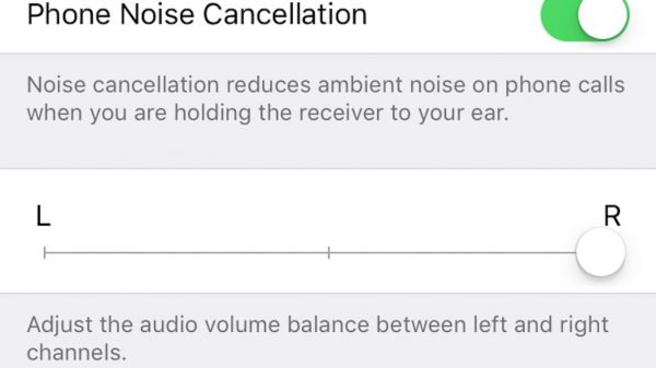 Audio Balance on iOS