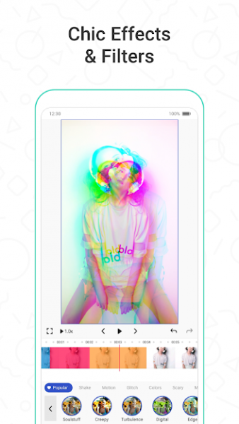 Funimate video enhancer Filters Advert