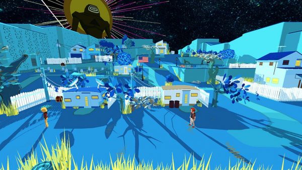 YIIK: A Post-Modern RPG town exploration mode gameplay.