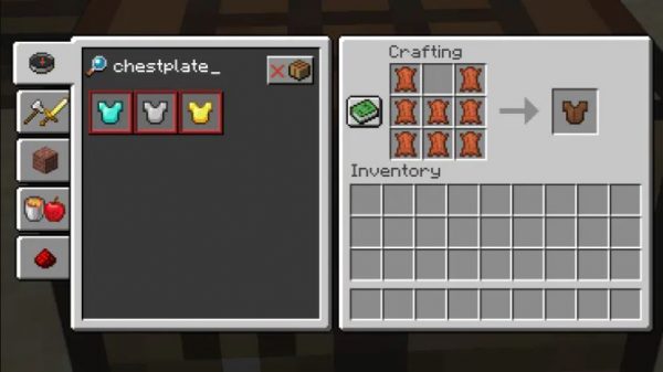 Chestplates are the main pieces of a Minecraft armor set