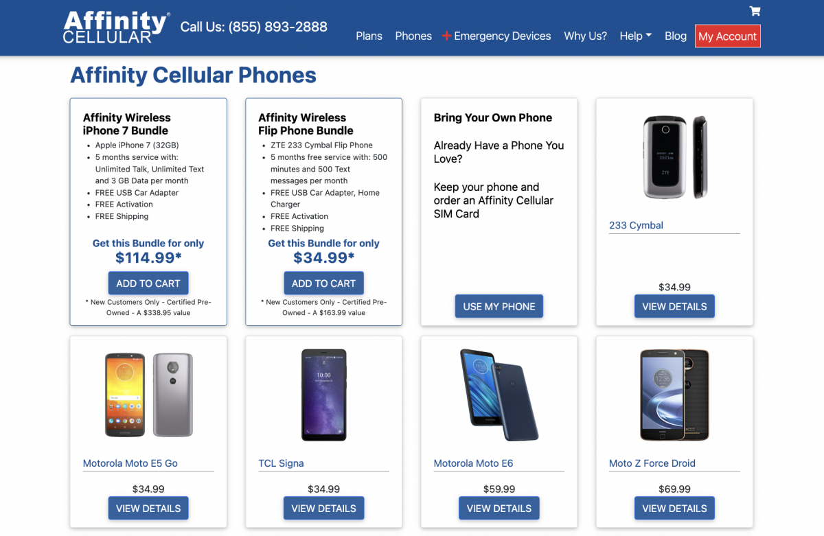 Affinity Cellular Phone Deals