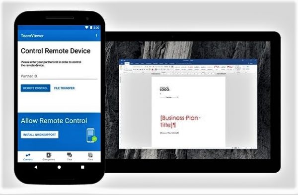 how to use teamviewer On Android Devices