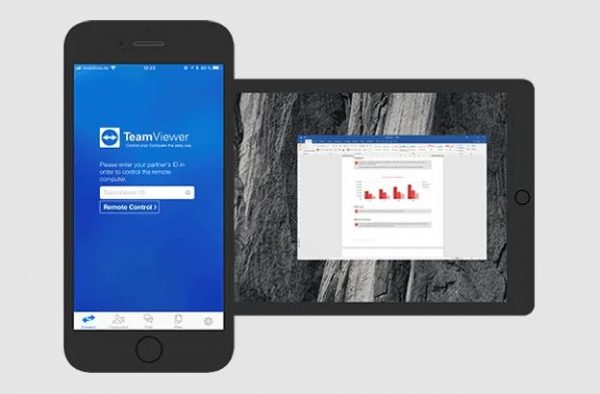 how to use teamviewer on iOS Devices