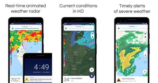 weather watcher app on play store