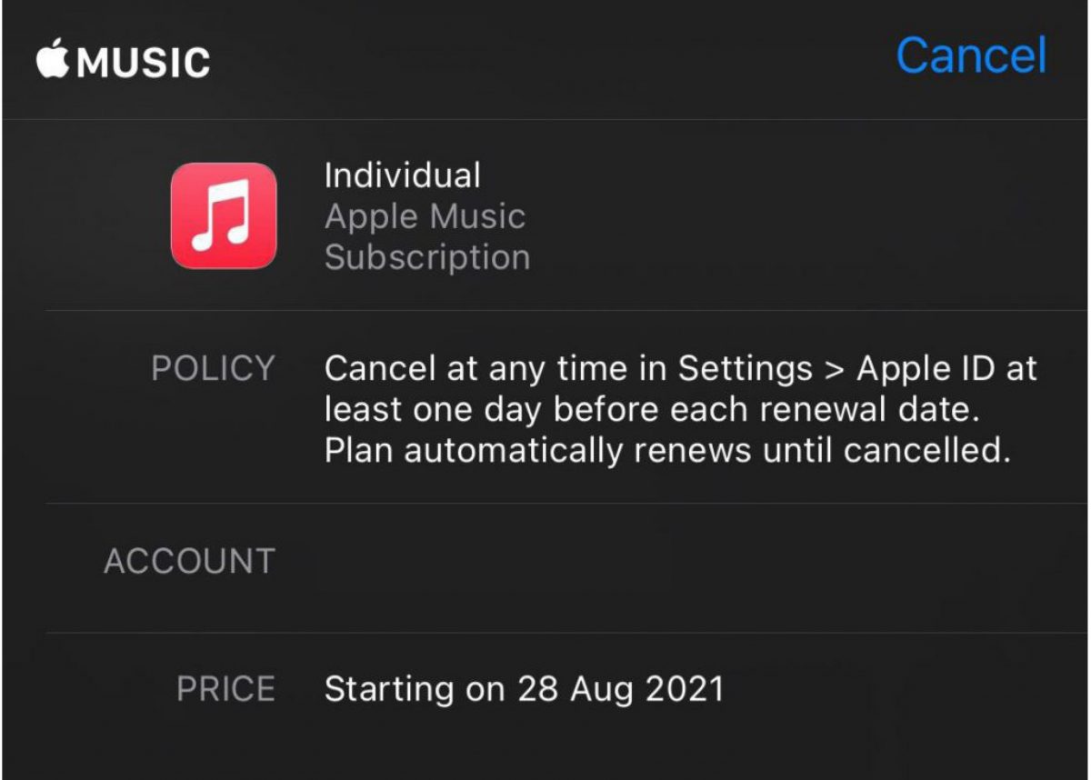 Check Subscription when Apple Music is Not Working