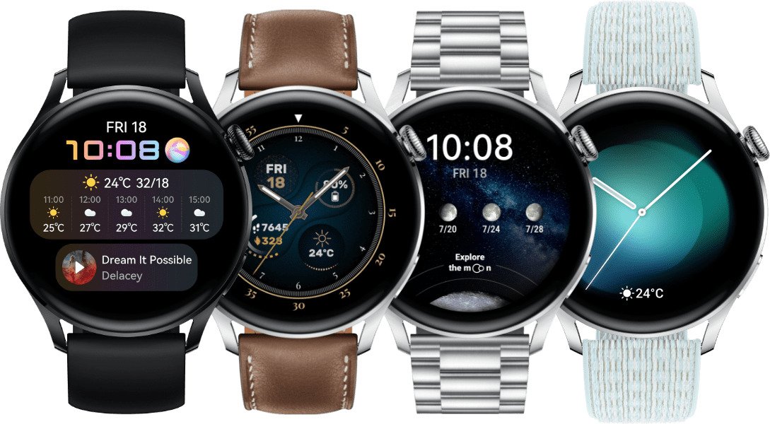 Huawei watch 3 in different straps