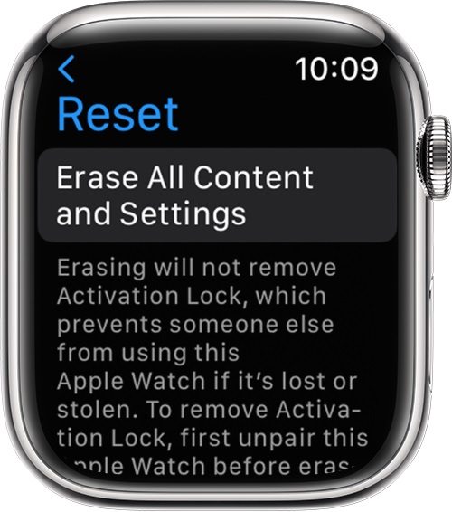 forgot iwatch passcode