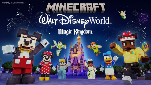 Minecraft + Disney World Launches Magic Kingdom DLC Pack