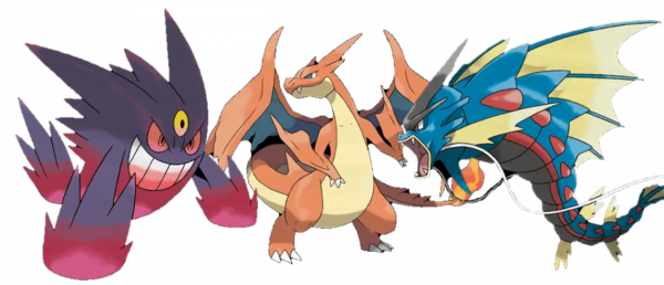 Best Team Against Pokémon Go's Sierra: Mega Gengar, Mega Y Charizard, and Mega Gyarados