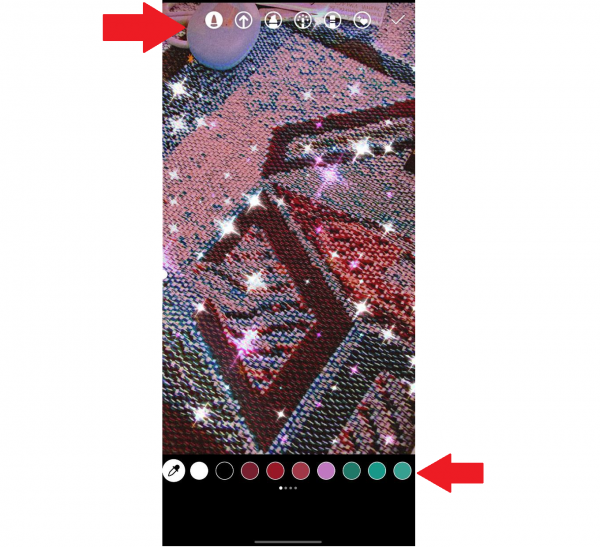 Select marker and marker color