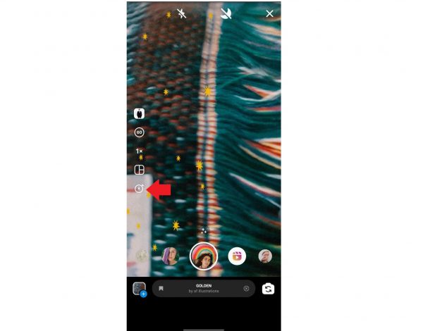 Tap on the timer icon