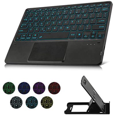 Coastacloud Wireless Backlit Bluetooth Keyboard 
