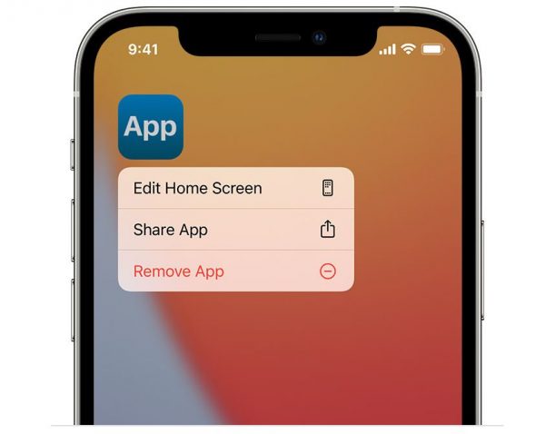 Tap on the Remove app option