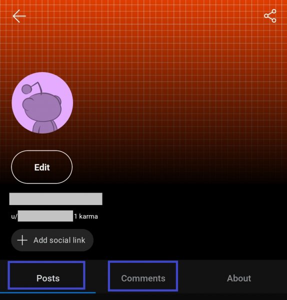 How to delete Reddit account on app - profile