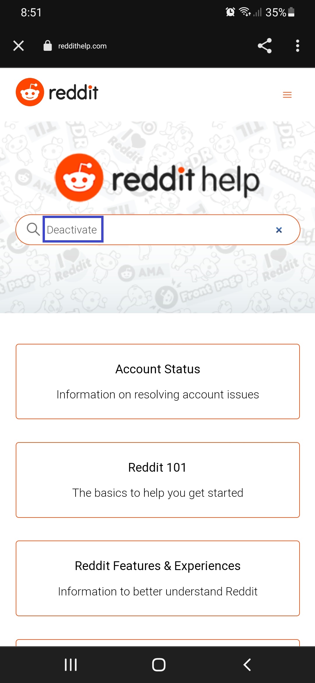 Redditアカウントを削除する方法
