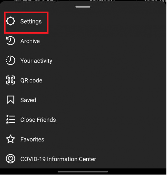 Select Settings