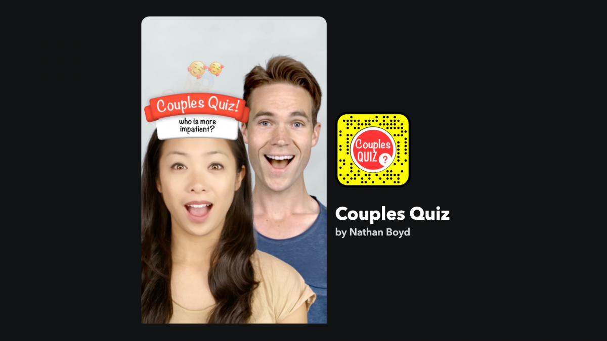Quiz Snapchat Lens: Couples Quiz