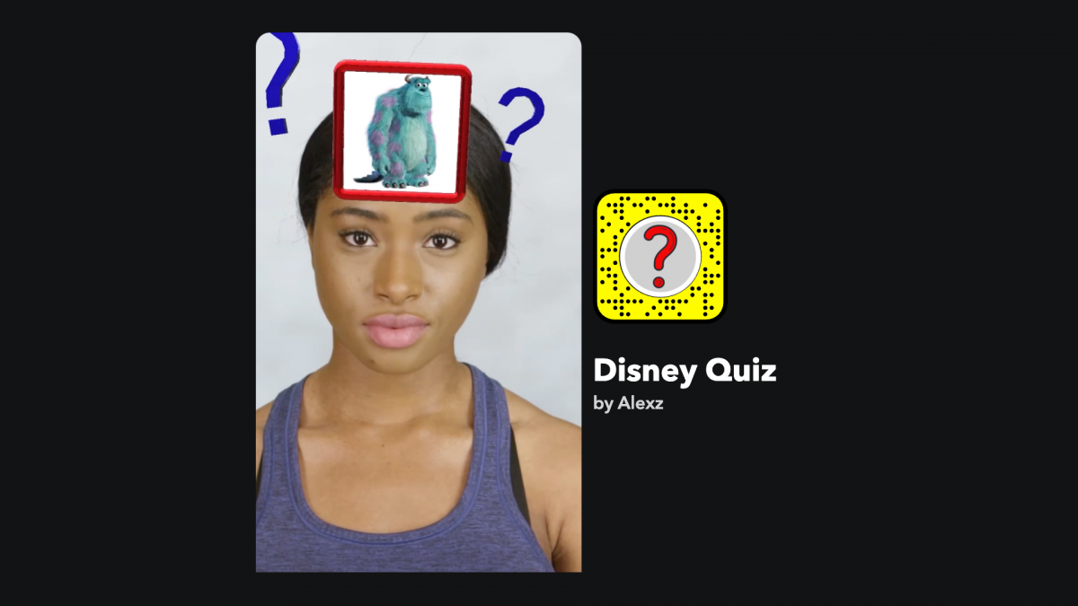 Quiz Snapchat Lens: Disney Quiz