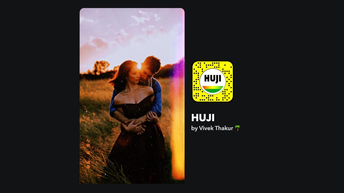 cutest snapchat filters: HUJI cam