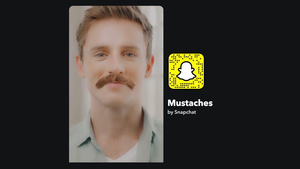 best snapchat filters for guys: Mustache